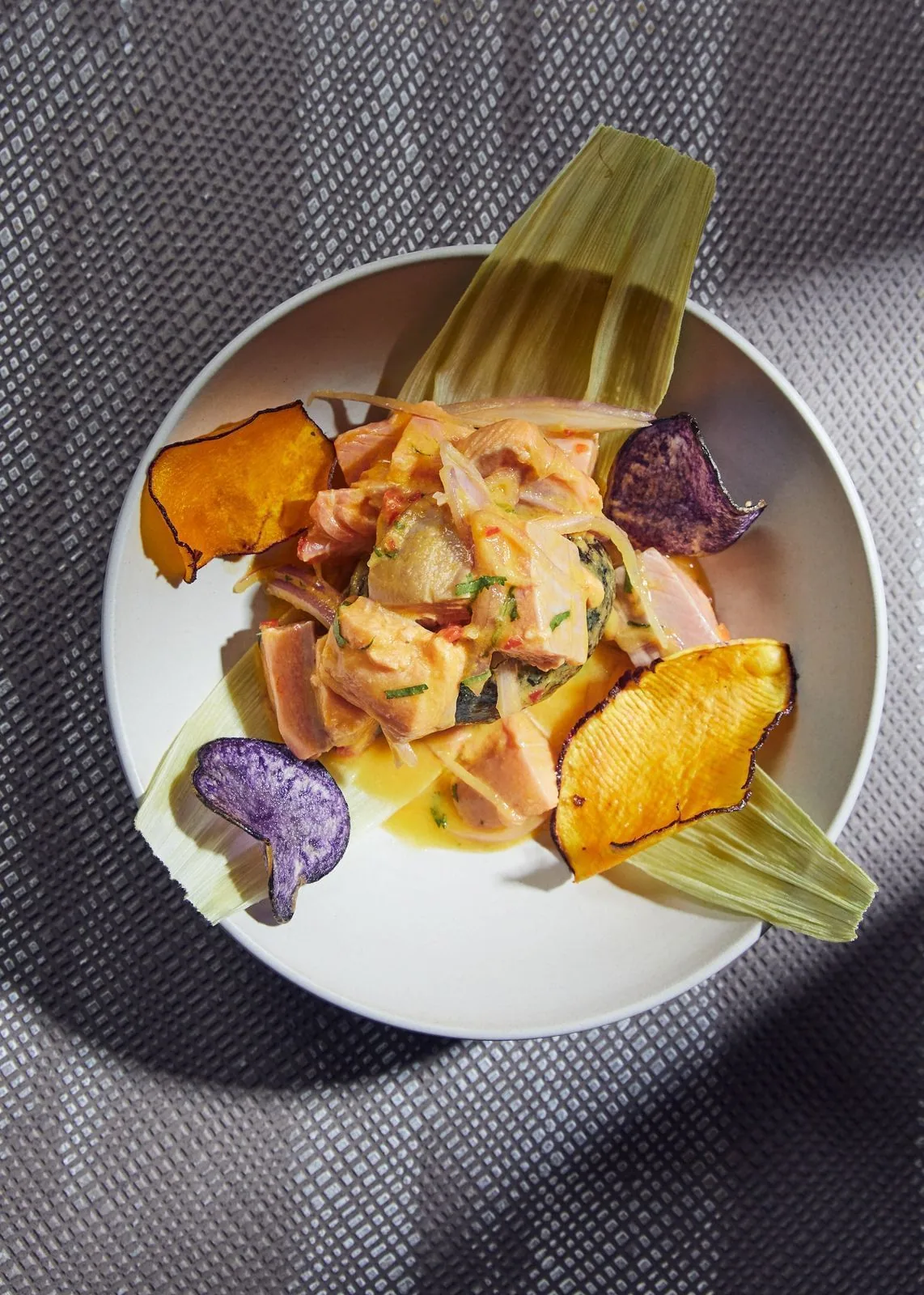 Plato de cocina peruana de autor